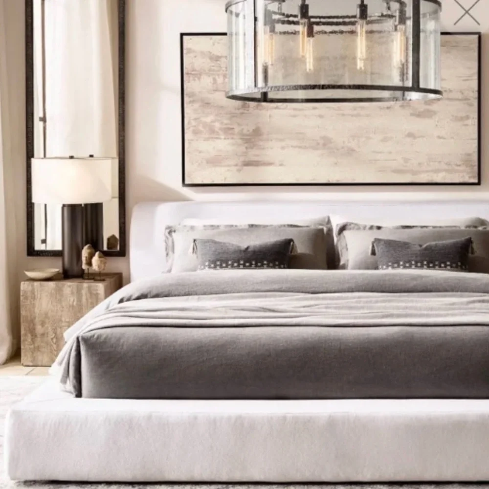 Restoration Hardware Belgian Linen King Duvet Cover*